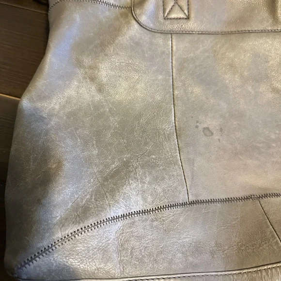 Light Grey Kelsi Dagger Leather Fringe Bag - Picture 8 of 16